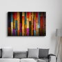 Wallity Pintura Decorativa de Vidrio Templado Multicolor 70 x 110 cm